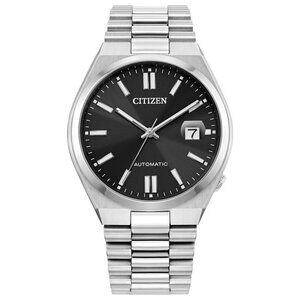 Citizen Men's Sport Luxury Calendar Automatic Silver Watch 40 MM NJ0150-56E